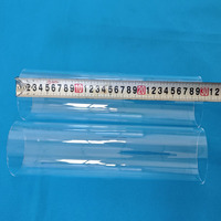 Tube en verre de quartz de laboratoire à haute pureté et haute transmission, en silice fondue, transparent
