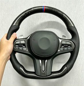 <span class=keywords><strong>Volante</strong></span> de Fibra de Carbono Real Calefactado, Totalmente Personalizado, para BMW Serie 3 G20, M3, M4, G80, G82, G83, G2x, G28, M340i, M440i, M Sport, <span class=keywords><strong>G29</strong></span> - Product Image 3