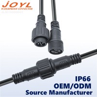 Connecteur de câble PVC étanche IP66 250V 10A à 2 conducteurs JOYL ODM OEM M19 pour éclairage industriel