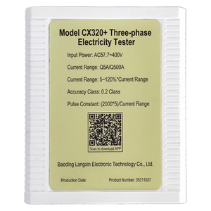Testeur d'inspection de puissance sans fil WiFi triphasé de type split LCT-CX320 150M - Product Image 2