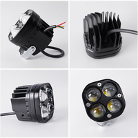 Lampe de travail LED 3 pouces 40W Spotlight Dual Color Car Driving Light pour 4X4 4WD Truck Tractor Offroad SUV ATV Motorcycle