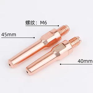 อุปกรณ์เชื่อม ESSEN otc/<span class=keywords><strong>daihen</strong></span> Chrome เซอร์โคเนียม copper Contact TIP for MiG welding Torch Contact Tips - Product Image 5