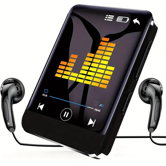 64GB Touch Screen MP3 Music Player - HD Speaker, FM Radio, Recorder, E-Book, Video Playback