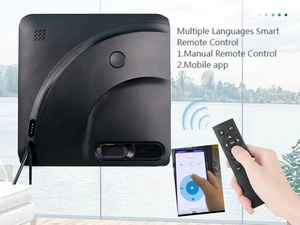 Máy lau kính tự động bằng robot với chức năng phun nước, dùng cho gia đình, ngoài trời, khách sạn, sử dụng nguồn điện, điều khiển bằng ứng dụng. - Product Image 4