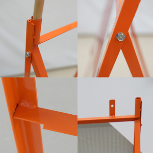 Oem 610x1220mm an toàn đường bộ gấp đứng kiểm soát giao thông Thiết bị cảnh báo dấu hiệu Hội Đồng Quản trị vỉa hè dấu hiệu đứng - Product Image 3