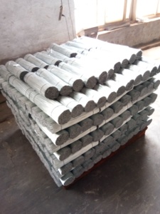 ลวดผูกชุบสังกะสีไฟฟ้า30ซม. และ45ซม. ลวดกลมตัดตรง - Product Image 2