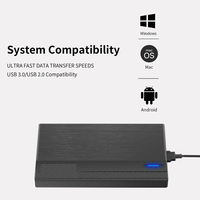 Hard Disk Esterno 1TB USB 3.0 SATA 3.0 2.5'' Portatile per PC Laptop Mac Xbox PS4, Archiviazione di Backup, Vendita all'Ingrosso
