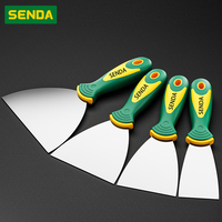 Spatule en acier inoxydable pour enduit mural, remplissage de fissures, petit outil de finition pour plâtre et décapage de peinture