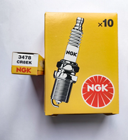 Bujía Original NGK CR8EK 3478 de Alta Calidad para APRILIA SR 125 MAX, DERBI Rambla 300i, KTM 400 SX Racing, Motocicleta PEUGEOT