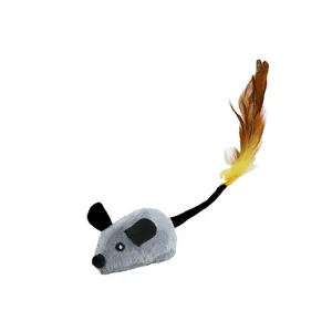 最佳销售互动老鼠猫预告玩具搞笑软猫可爱小猫玩老鼠室内玩具猫配件