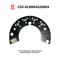 Panel de Visión Nocturna Infrarroja + Blanco de Doble Espectro IR 850nm 940nm, Accesorio para Cámara de Seguridad CCTV, Personalizado de Fábrica, Placa PCBA