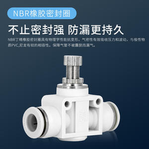 SA8 Pneumatic Air <b>Hose</b> Regulating Valve Speed and Flow Control 4/6/10/12mm Quick Plug for <b>Gas</b> Pressure Regulation - Product Image 5