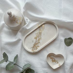 4-टुकड़ा बड़े ट्रे vase भंडारण राल कास्टिंग मोल्ड सेट कमल सिलिकॉन मोल्ड घर सजावट और केक उपकरणों के लिए - Product Image 6