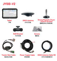 Système de Guidage de Tracteur GNSS : Assistant de Direction Automatique Haute Précision avec Tablette pour des Opérations Agricoles Précises