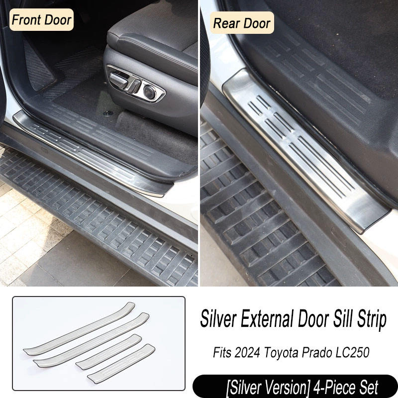 Style B : Barres de seuil extérieures (4 pièces)