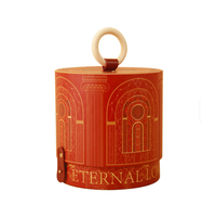 Boîte cylindrique écologique artisanale recyclable pour parfum et huile essentielle, emballage en tube de papier kraft biodégradable