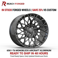 Jantes forgées sur mesure Reach Forged Monoblock 6061-T6 Mesh Y Spoke Gris mat 20 pouces 5x112 pour Mercedes Classe C