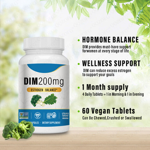 2025 Newest Premium Quality Support Skin <strong>Health</strong> DIM Extract 200mg DIM Supplement DIM Capsule for Adult - Product Image 3