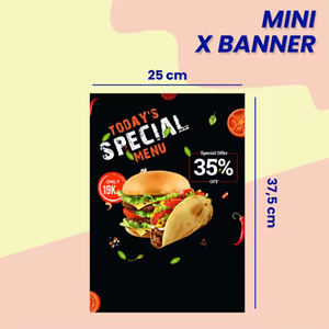 Commercio all'ingrosso portatile Mini X Banner Roll up espositore per promozioni pubblicitarie espositive retrattili - Product Image 2