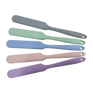 Ensemble de spatules en silicone 5 pièces, couteau à pâtisserie, raclette à beurre, résistant au four, compatible lave-vaisselle, outil de pâtisserie - Product Image 1