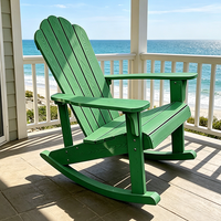 Chaises de jardin de bonne qualité, chaise Adirondack en plastique HIPS, chaise à bascule Adirondack