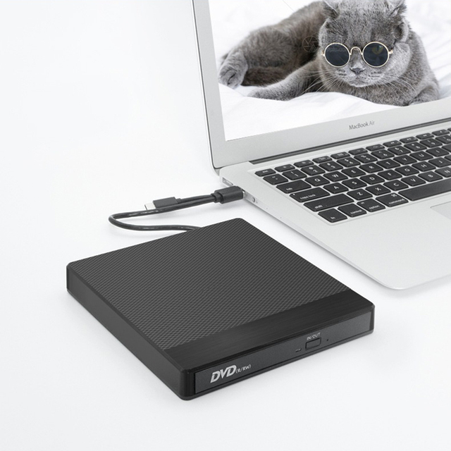 USB 3.0 Type-C External CD DVD Drive Player Personal Label 5 1 Portable RW Optical Disk Drive for Laptop PCs and Desktops