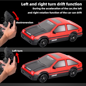 Auto de Carreras a Control Remoto de Alta Velocidad 15km/h 2.4G, Modelo de Auto de Derrape RC, Listo para Usar en Interiores y Exteriores - Product Image 4