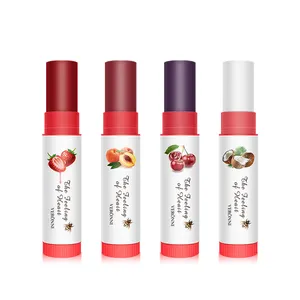 VERONNI Lip Gross 4 colors fruit moisturizing nature organic vegan lip balm tinted lip balm (new)