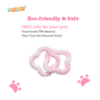 Famipet Fabricant Grossiste Nouveau Jouet à Mâcher pour Chien en TPR Robuste et Durable avec Double Anneau pour Mâcheurs Agressifs