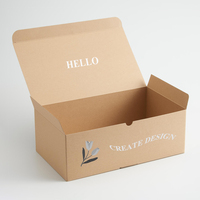 Tuck End Box 175g Emballage de boîte de papier enduit unilatéral Boîtes de papier pliantes à impression personnalisée pour collations