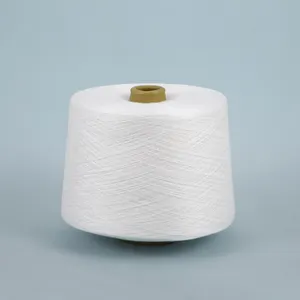 100Viscose 30S/2 Ring Spun Yarn High Quality Customize Twist Raw White Double Yarn