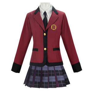 Nuevo disfraz de Jabami Yumeko para mujer, disfraz de película, traje rojo, uniforme escolar, vestido JK, disfraces de Halloween - Product Image 3