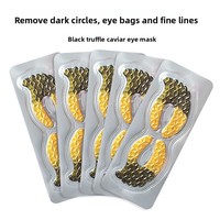 Masque pour les yeux au caviar de truffe noire, réduit les ridules, améliore les cernes, raffermit la peau, hydrate et nourrit, convient à tous