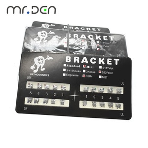 Brackets Metálicos de <span class=keywords><strong>Ortodoncia</strong></span> Mr.Den, Ranura 0.018-0.022, Brackets Dentales Miniatura MBT/Roth para Tratamiento de <span class=keywords><strong>Ortodoncia</strong></span>, Certificación CE - Product Image 4