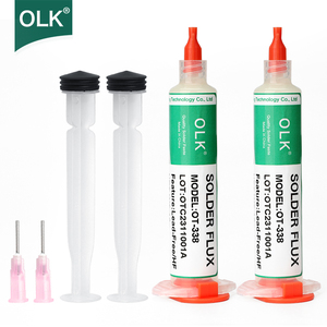 Chip điện thoại di động sửa chữa Hàn BGA <span class=keywords><strong>Flux</strong></span> dán chì-Miễn phí Halogen-Miễn phí thông lượng không sạch Hàn dán ống tiêm Hàn dầu - Product Image 1