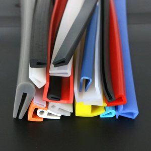 1234567810mm tấm kim loại Bảng gỗ cạnh dải hình chữ U Silicone hình chữ U trong suốt cạnh dải, kính cạnh dải - Product Image 4