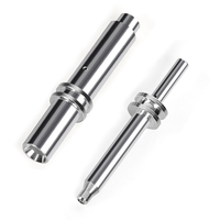 Goupille de guidage / Goupille de positionnement en acier inoxydable usinée CNC avec bride