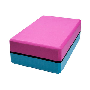 SHENGDE bloque de <span class=keywords><strong>Yoga</strong></span> de Pilates de espuma ecológico de alta calidad personalizado ladrillo de densidad densa de doble Color con impresión de logotipo personalizado - Product Image 3