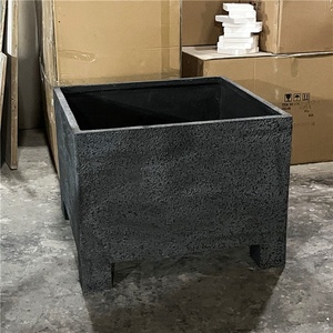 <span class=keywords><strong>Vaso</strong></span> da fiori in pietra arenaria leggera all'ingrosso vasi decorativi in calcestruzzo per piante e fiori - Product Image 5