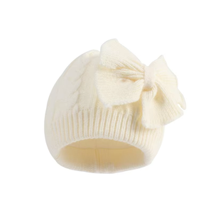 Gorros de punto suave de alta calidad al por mayor de elastano/poliéster para bebés recién nacidos unisex, cálidos y gruesos para <span class=keywords><strong>invierno</strong></span>, ajustables, de tela común - Product Image 6