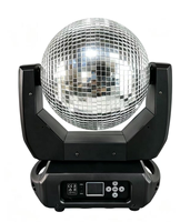 Lumière disco à commande vocale, boule magique DMX rotative, boule disco pour KTV, discothèque, lumières de fête, boule à tête mobile