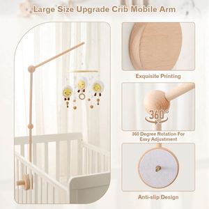 Soporte Giratorio para Móvil de Cuna de Madera de Haya para Decoración de Cuarto de Bebé - Product Image 5