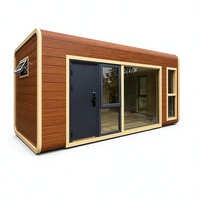 Maison conteneur modulaire extensible 20 pieds 40 pieds, cabine préfabriquée en structure acier pour camp de chantier