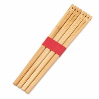 Baguettes en bambou jetables emballées individuellement, de qualité alimentaire, 100 % naturelles, pour barbecue coréen, vente en gros