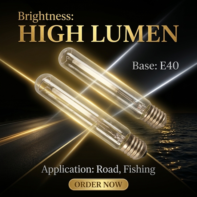 E40 Base High Pressure Sodium Metal Halide HID Tubular Glass 1000W Outdoor Street Road and Plant Growth Lamp