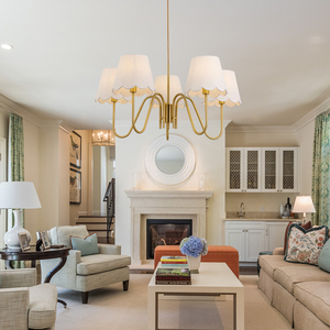 Quốc gia Đèn chùm phong cách Châu Âu phòng khách phòng ngủ nghiên cứu nhà hàng ánh sáng mặt dây chuyền ánh sáng lịch thi đấu - Product Image 6