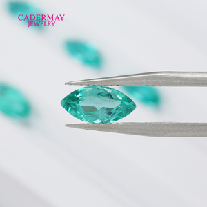 Cadermay Lab Paraiba YAG 4x8mm-9x18mm, pierres lâches de grenat d'yttrium <span class=keywords><strong>aluminium</strong></span> Paraiba bleu-vert taille <span class=keywords><strong>Marquise</strong></span> pour la fabrication de bijoux - Product Image 4