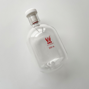 Vetreria da Laboratorio CS Labglass, Bottiglia a Pressione in Vetro Borosilicato a Parete Spessa con Tappo a Vite in PTFE, Tubo Resistente alla Pressione OEM - Product Image 3