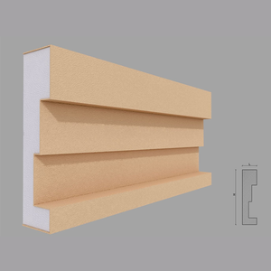 Moulures décoratives extérieures en mousse EPS pour cadres de fenêtres, moulures de ceinture, supports de poutres de pignon pour bâtiments résidentiels personnalisables - Product Image 1