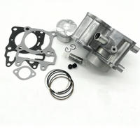 Kit Ring Gasket Piston Silinder Sepeda Motor 174cc Hon Da PCX150 ADV150 57.4mm Berlapis Keramik Berkinerja Tinggi